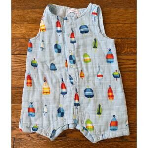 Angel Dear Boys' Muslin Romper Size 12-18 Months